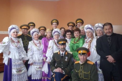 в компании с атаманом и руководителем ансамбля